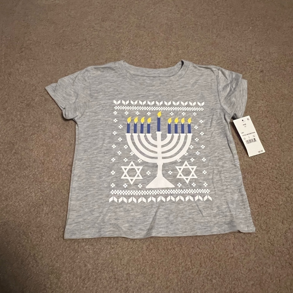 NWT Mad Engine Hanukkah kids tshirt